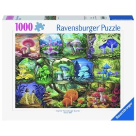Ravensburger - Puzzle ciuperci colorate 1000 piese design nou Ravensburger - 1